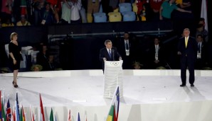 Auch IOC-Präsident durfte in seiner unnachahmlich begeisternden Art eine Rede halten. Gegen ihn ist Barack Obama ein zweitklassiger Büttenredner