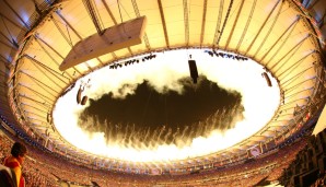 Ein spektakuläres Feuerwerk zum Beispiel, das den Nachthimmel von Rio erleuchtete