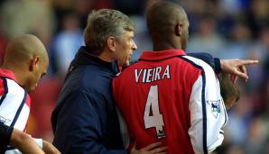 Unter anderem mit Patrick Vieira schafften die Gunners in der Saison 2003/2004 ein in der Premier-League-Ära nie zuvor da gewesenes Kunststück.