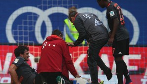 Mats Hummels musste zu Beginn der zweiten Halbzeit verletzt ausgewechselt werden