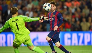 Messi hat noch einen kleinen Nachteil gegenüber Neymar: Seine Arbeitsbereitschaft in der Offensive ist nur "mittel". Skandal!