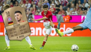 Erdal Öztürk (FIFA-17-Gesamtwert: 58): Talent Öztürk hat zwar noch physische Defizite, dafür ist er in Sachen Dribbling schon ganz ordentlich ausgestattet