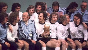 Mit der deutschen Nationalmannschaft wird Breitner 1972 Europa- und 1974 Weltmeister
