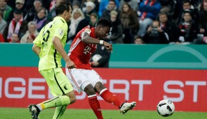 David Alaba sorgte mit seinem Treffer in der Nachspielzeit für den 3:1-Endstand und beruhigte damit Bayern-Fans weltweit