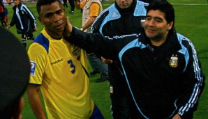 Quali-Dauerbrenner schlechthin ist Ecuadors Ivan Hurtado. 73 Spiele hat er absolviert. Das findet auch Diego Maradona dufte