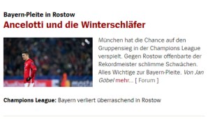Der "Spiegel" sieht den FC Bayern nach zwei Pleiten bereits im Winterschlaf