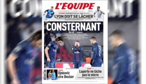 In Frankreich herrscht bedrückte Stimmung. Nach dem enttäuschenden 2:2 gegen Ludogorets greift die L'Equipe selbstredend die 0:3-Klatsche gegen Montpellier vom Wochenende auf
