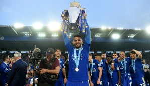 Platz 1 - Riyad Mahrez (Leicester City, 4 Tore): Verwandelt 100 Prozent seiner Großchancen