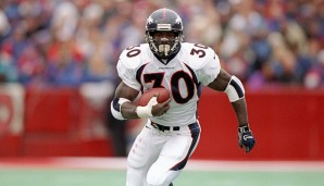 Terrell Davis (Running Back, 1995-2001): "TD" hatte keine lange, aber eine unglaublich erfolgreiche Karriere. Er gewann zwei Super Bowls mit Denver, war der MVP von Super Bowl XXXII und League MVP 1998 - in dem Jahr lief er für 2008 Yards (21 TD)