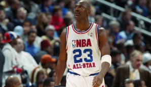 Michael Jordan hat 15 Saisons in der NBA absolviert. 14 Mal wurde er ins All-Star-Team gewählt (1958-1993, 1996-1998 & 2002-2003)