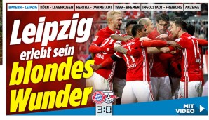 "Leipzig erlebt sein blondes Wunder", heißt es ob Hummels' neuer Frisur in der Bild