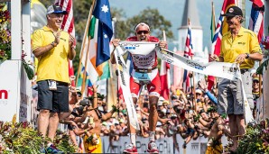 Jan Frodeno verteidigte seinen Ironman-Titel. Das ist noch keinem deutschen Triathleten gelungen. Frodeno ist zudem der bislang einzige Triathlet, der sowohl Olympiasieger auf der kürzeren Distanz wurde als auch auf Hawaii siegte. Top Leistung!