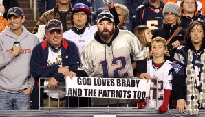 Broncos - Patriots 23:41 (Dezember 2011): Tim Tebows erster Auftritt gegen New England ging nicht unbedingt nach Plan und endete in einer Vorführung - Bradys zweiter Sieg in Denver