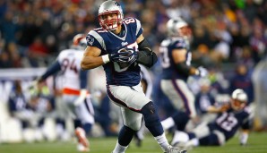 Patriots - Broncos 43:21 (November 2014): Von Bradys vier Touchdowns fängt Gronkowski einen. Später gewinnen die Patriots den Super Bowl