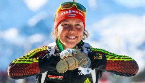 Unfassbar, unsere Laura! Dahlmeier hat bei der Biathlon-WM in Hochfilzen fünf Mal Gold abgestaubt - Rekord!
