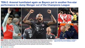 "Ten-2": So hoch ist die Zahl der Bayern-Tore, dass sie die Daily Mail gar ausschreiben muss