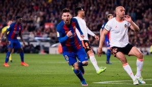 Platz 2: u. a. Lionel Messi (14 Tore)