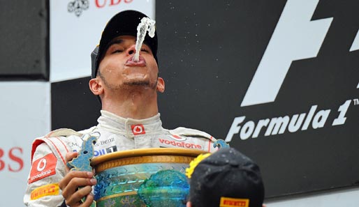 Platz 13: Lewis Hamilton (England) vom Formel-1-Rennstall McLaren - 18.473.684 Dollar Jahresgehalt