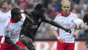 2010/2011: Gerald Asamoah (FC St. Pauli), 6 Tore: Abstieg? Egal, Derbysieger! Und zwar durch ein Tor von Gerald Asamoah