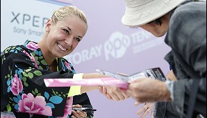 Im Rahmen der Toray Pan Pacific Open 2012 in Tokio zeigt sich Lisicki in ungewohnter Kleidung