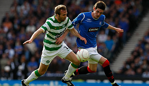 Im Januar 2008 zog es ihn in den Norden Europas. Seitdem spielt Hinkel (l.) für Celtic Glasgow