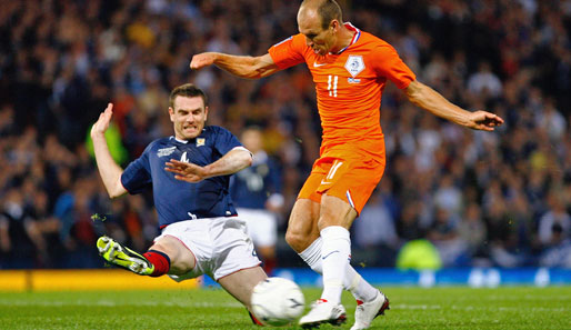 Oranje-Robben kommt zudem schon auf über 50 Länderspiele. Bei der WM in Südafrika scheiterte er erst im Endspiel