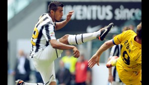 2011 gewinnt Juventus das Rennen. Auch in Turin zeigt sich Vidal als (Kung-Fu-)Kämpfer