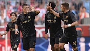MANCHESTER CITY - AC MILAN 5:3: Manchester City zieht nach einem torreichen Spiel ins Finale des Audi Cups ein