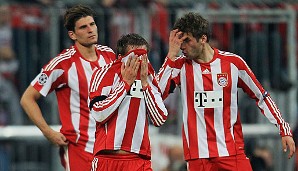 ... und der FC Bayern musste seine Hoffnungen begraben. Mario Gomez, Philipp Lahm und allen voran Thomas Müller waren absolut bedient