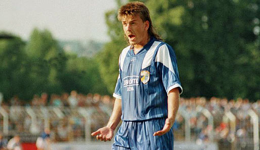 Sommer 1995: Bernd Schneider spielt für Carl-Zeiss Jena und liegt modisch voll im Trend