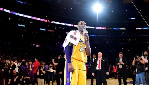 Mic Drop! Kobe Bryant verließ im April die NBA-Bühne mit den Worten "Mamba out!" Nuff Said
