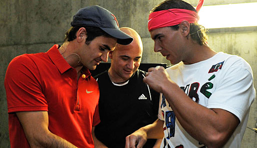 Im Einzel stand das Jahr wieder im Zeichen des Duells zwischen Roger Federer und Rafael Nadal. Grand-Slam-Bilanz: 3:1 für Nadal