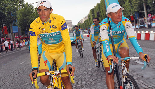 Alberto Contador - erst der gefeierte Sieger der Rundfahrt, später nach positiven Dopingproben im Fokus der Fahnder. Was wird aus seiner Karriere?