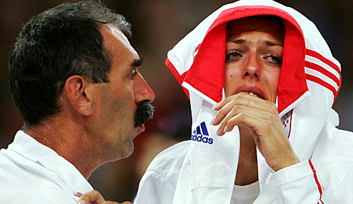Verlieren ist hingegen überhaupt nicht ihr Ding. Bei Olympia 2004 in Athen verpasste sie das Finale und weinte danach bitterlich