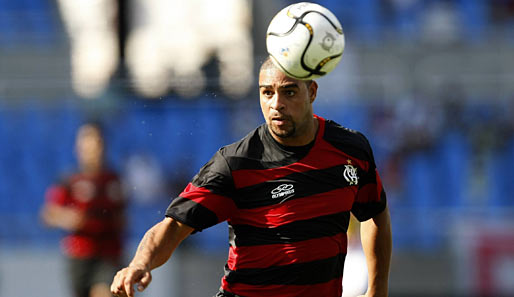 47 Pflichtspieltore hat Adriano für Inter Mailand in sechs Spielzeiten erzielt. 2009 ging es zurück zu Flamengo
