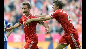 Zehn Spieltage mussten die Bayern Fans abwarten, bis Neuzugang Mario Götze endlich sein erstes Bundesligator erzielte