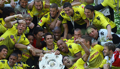 Borussia Dortmund wurde am 14. Mai für eine herausragende Saison mit der Meisterschale belohnt
