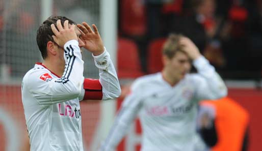 Kollektive Fassungslosigkeit bei Philipp Lahm (l.) und Toni Kroos - es lief nicht viel zusammen für den FC Bayern