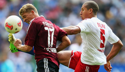 Hamburger SV - 1. FC Nürnberg 0:1: Im Duell der Pokal-Versager setzten sich die Franken zwar knapp, aber verdient gegen den HSV durch