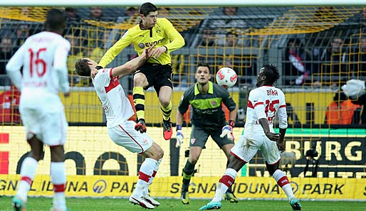 Borussia Dortmund - VfB Stuttgart 0:0: Zum vierten Mal in Folge endete die Partie der beiden Mannschaften im Signal-Iduna-Park unentschieden. Das Match war vom Kampf geprägt
