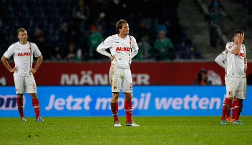 Keine Tore, keine Punkte: Der FC Augsburg steht wieder mit leeren Händen da