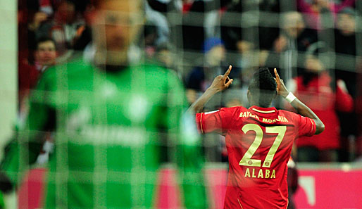David Alaba schnürte vor heimischem Publikum seinen ersten Bundesliga-Doppelpack
