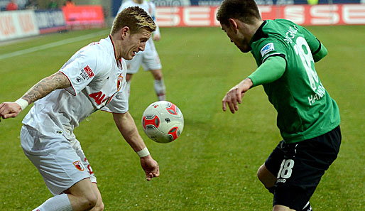 Augsburg spielte beherzt auf: Das bislang drittbeste Team der Rückrunde übernahm von der ersten Minute das Kommando