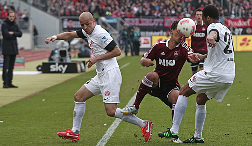 1. FC NÜRNBERG - 1. FSV MAINZ 05 2:1: In einer zähen Auseinandersetzung sorgte Innenverteidiger Per Nilsson per Doppelpack für den Nürnberger Erfolg