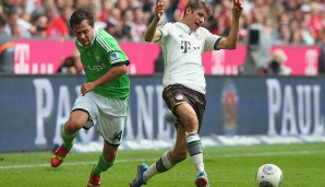 Irgendwie kamen die Bayern nicht so richtig in Tritt. Gegen das defensiv eingestellt Wolfsburg konnte man nicht so befreit aufspielen, wie noch gegen Hannover im Pokal.