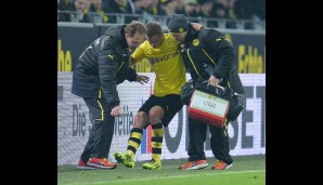 Hast du Scheiße am Schuh... Bei Borussia lief es nicht nur auf dem Platz nicht, Sven Bender musste auch noch verletzt runter
