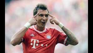 Rang 2: Mario Mandzukic von Bayern München (18 Tore)