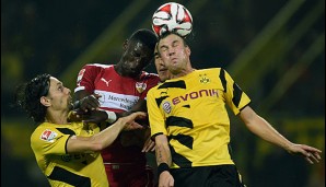 Kampf war Trumpf in Dortmund - beide Teams schenkten sich nichts