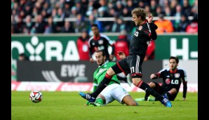 Bis zum Ende drückte die Werkself, doch der Abwehrriegel von Werder hielt stand. Der vierte Sieg in Serie!