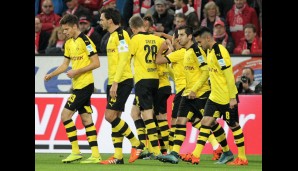 MAINZ 05 - BORUSSIA DORTMUND 0:2: Zur Halbzeit durften sich die Dortmunder über eine knappe 1:0-Führung freuen